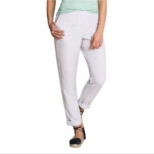 Nic + Zoe Women's Everyday Linen Pant in White 12